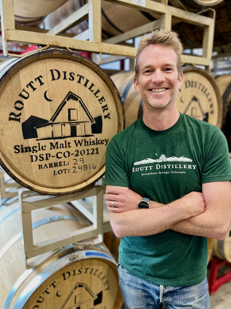The Routt Distillery team at work
