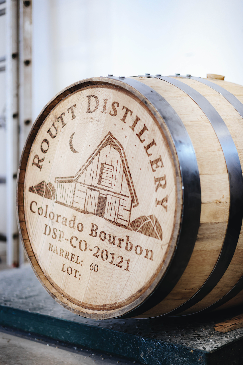 Routt Distillery Bourbon Bottle