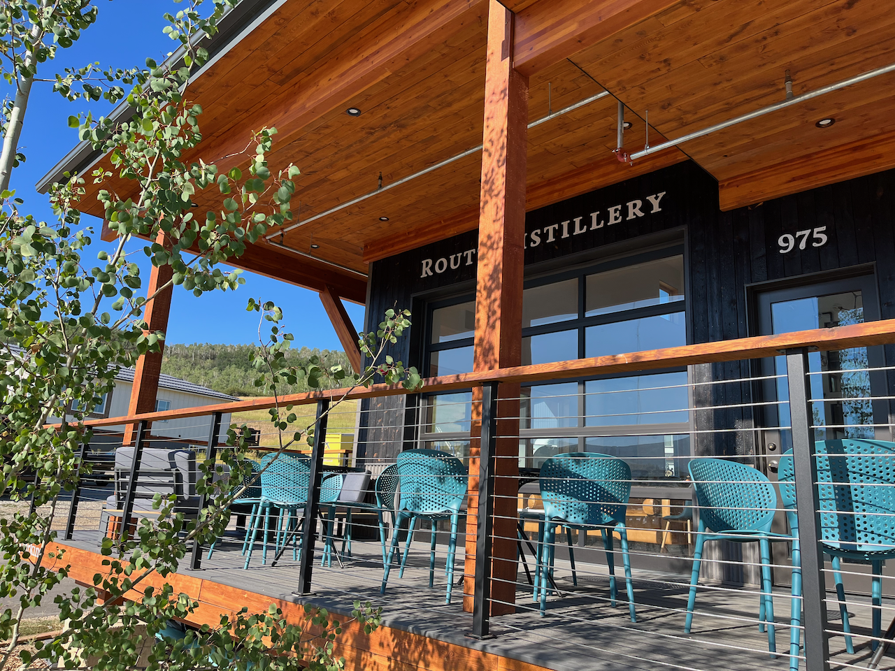 Scenic view of Routt Distillery landscape