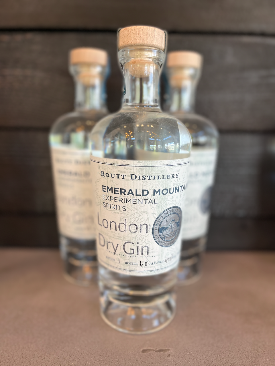 Routt Distillery London Dry Gin Bottle